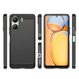 Чoхол до Xiaomi Redmi 13C / Poco C65, Carbon, чорний