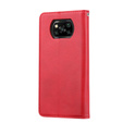 Чехол Wallet до Poco X3 NFC, Card Set, Red