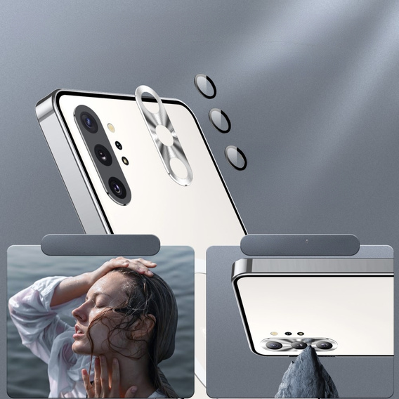 Захисний чохол для камери Samsung Galaxy Note 10+ Plus, CamShield MagSafe, прозорий / сріблястий