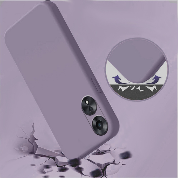 Чехол до Oppo A78 5G, Silicone Lite, фиолетовый