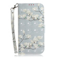 Чехол Wallet до Motorola Moto G9 Play/E7 Plus, Flower Branch
