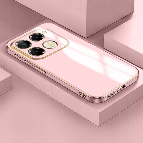 Чохол для Infinix Note 40 Pro, Glamour CamShield, рожевий rose gold