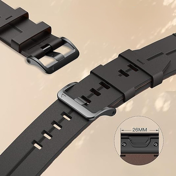 Кожаный ремешок Quickfit для часов Garmin Fenix 5X/6X/6X PRO/7X
