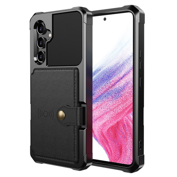 Чехол для Samsung Galaxy A54 5G, Card Holder Kickstand, чёрный