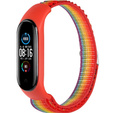 Нейлоновий ремінець до Xiaomi Mi Band 3/4/5/6/7/7 NFC, Colorful / Red