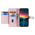 Откидной чехол для Realme 12, Wallet Zipper Pocket, розовый
