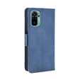 Откидной чехол для Xiaomi Redmi Note 10/10S, Card Slot, синий