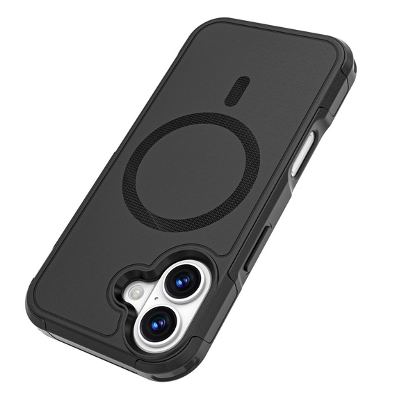 Чохол MagForce для iPhone 17, для MagSafe, броньований, чорний