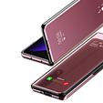 Чoхол до Samsung Galaxy Z Fold3 5G, Clear View, рожевий rose gold
