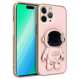 Чехол до iPhone 14 Pro Max, Astronaut, розовый rose gold