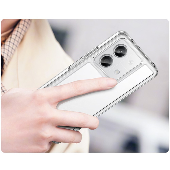 Чехол до Xiaomi Redmi Note 13 5G, Fusion Hybrid, прозрачный