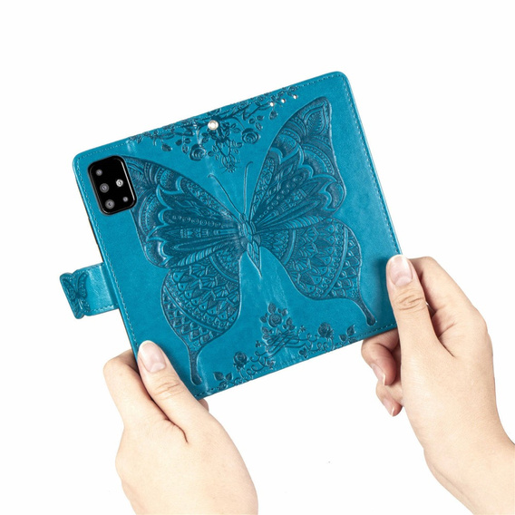 Чохол-книжка для Samsung Galaxy A51 4G, Butterfly, м'яти