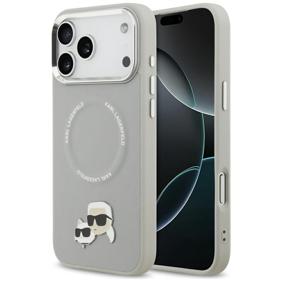 Чехол Karl Lagerfeld Karl & Choupette Pins MagSafe для iPhone 17 Pro Max