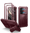 Броньований чохол для Samsung Galaxy S25, Dexnor Full Body (Two Frames), червоний