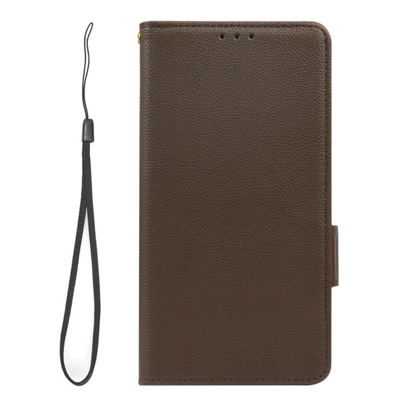 Чохол-книжка для Xiaomi Redmi Note 12 5G / POCO X5 5G, Wallet Litchi Magnet, коричневий