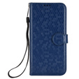 Флип-кейс для Xiaomi Redmi Note 14 4G, Wallet Rhombus, синий
