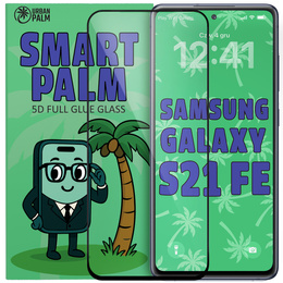 Закаленное стекло 5D Full Glue Smart Palm для Samsung Galaxy S21 FE