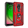 Броньований Чoхол до Motorola Moto G7 Power, Nox Case Ring, червоний