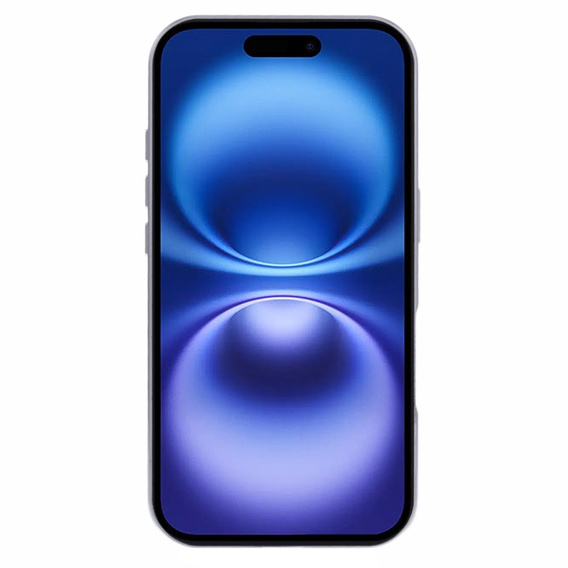 Чохол для iPhone 16, Magnetic Dual Glass, сріблястий