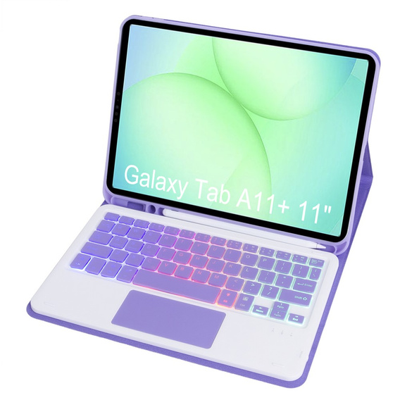 Чохол з підсвічуваною клавіатурою Bluetooth і тачпадом для Samsung Galaxy Tab A11+