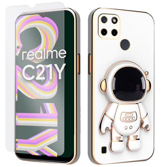 Чохол Electro Case Astronaut для Realme C21Y/C25Y, білий