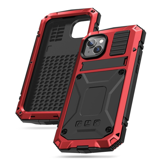 Бронированный чехол для iPhone 14, R-JUST, красный