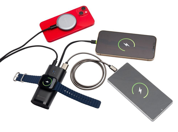 Powerbank Forcell F-Energy 10000 мАч с зарядным устройством для Apple Watch