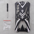 Бронированный чехол для Samsung Galaxy S22, Aluminum Alloy, чёрный