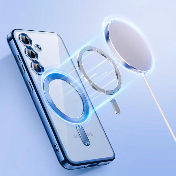 Чохол для Samsung Galaxy A16, Electro MagSafe, м'яти + Скло на екран