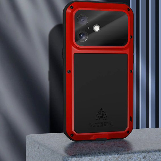 Броньований чохол із загартованим склом для iPhone 17