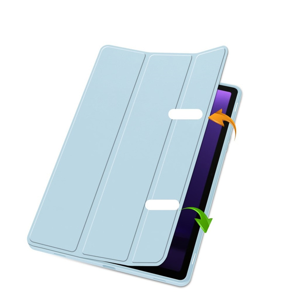 Чехол для Samsung Galaxy Tab S10 Lite / S10 FE / S9 FE, Smartcase с местом для стилуса, синий