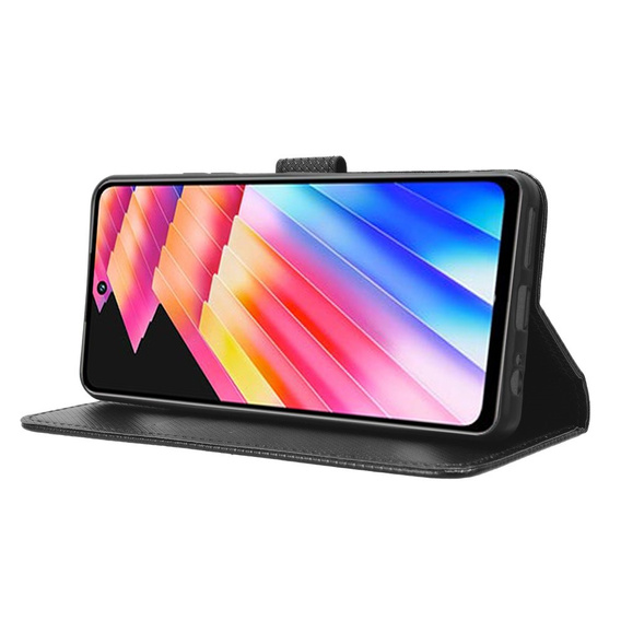 Чохол для Oppo A79 5G, Smart Magnet, чорний + скло 9H