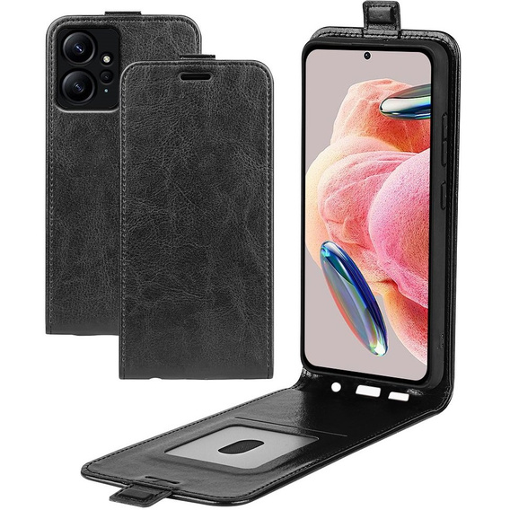 Футляр з клапаном для Xiaomi Redmi Note 12 4G, Flip, чорний