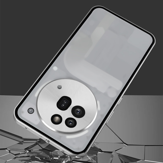Чохол для Nothing Phone 3a Pro, Frame Case, сріблястий