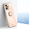 Чoхол до POCO X5 Pro 5G, Electro Ring, рожевий rose gold