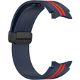 Силіконовий ремінець для Fitbit Inspire 3, Red Samsung Galaxy Watch 4 / 5 40/42/44/46/45MM PRO, Dark Blue / Red