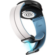 Силіконовий ремінець для Fitbit Inspire 3, Red Samsung Galaxy Watch 4 / 5 40/42/44/46/45MM PRO, Dark Blue / Red