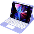 Чехол + клавиатура iPad Air 10.9 4 2020 / 5 2022, Touchpad, фиолетовый