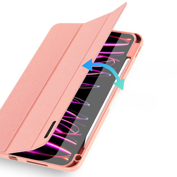 Чехол для iPad Pro 11" 2024, Dux Ducis Domo, розовый