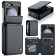 CASEME флип-кейс для Samsung Galaxy Z Flip5 5G, Litchi Wallet, чёрный