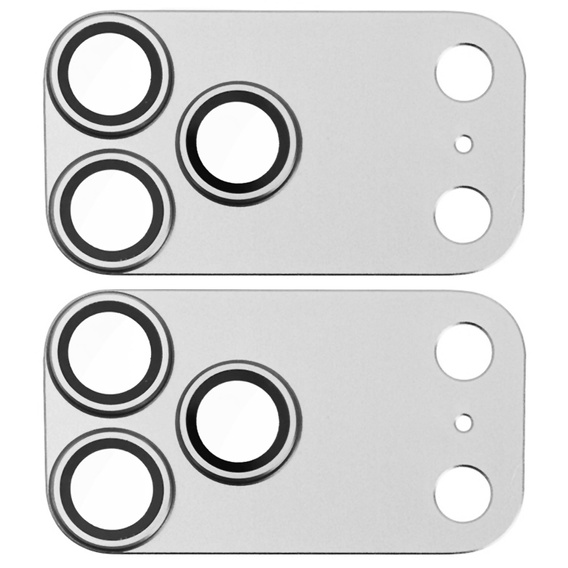 2x Закаленное стекло ERBORD для острова камер iPhone 17 Pro