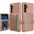 Чехол для Samsung Galaxy S23 FE, Card Holder Kickstand, розовый