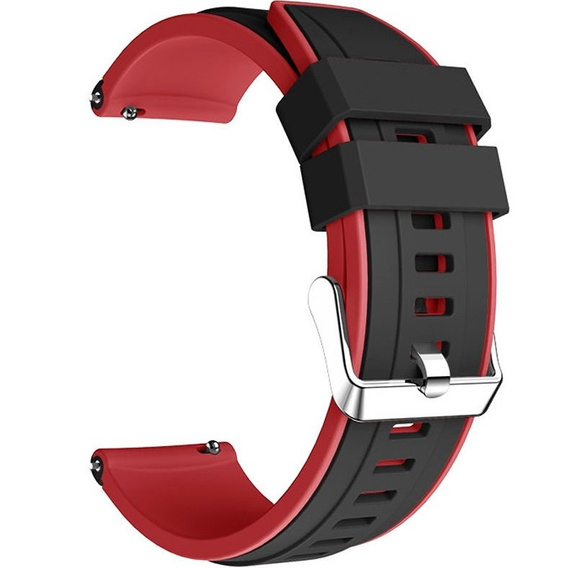 Силіконовий ремінець до Huawei Watch GT 2 Pro - Black / Red