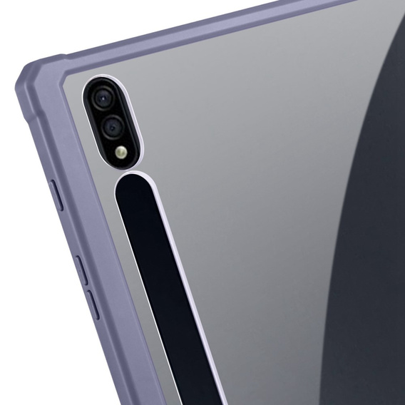 Чохол для Samsung Galaxy Tab S7 Plus / Tab S7 FE, Smartcase Hybrid, з місцем для стилуса, фіолетовий