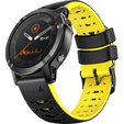 Силиконовый ремешок для Fitbit Inspire 3, Garmin Fenix 22mm, Yellow