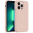 Чoхол Silicone до iPhone 13 Pro, MagSafe, Pink