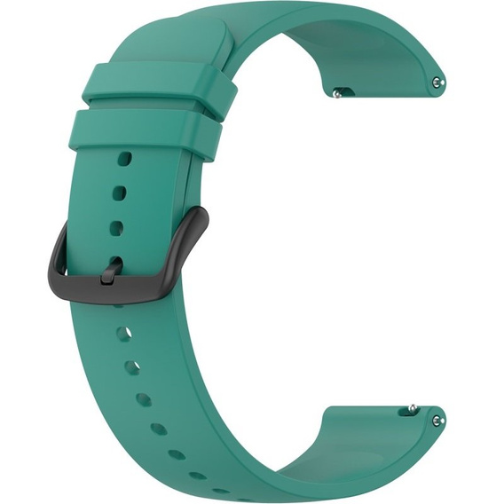 Силиконовый ремешок 20mm, Pine Green/Black Buckle