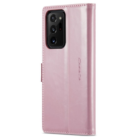 Флип-кейс CASEME для Samsung Galaxy Note 20 Ultra, Waxy Textured, розовый