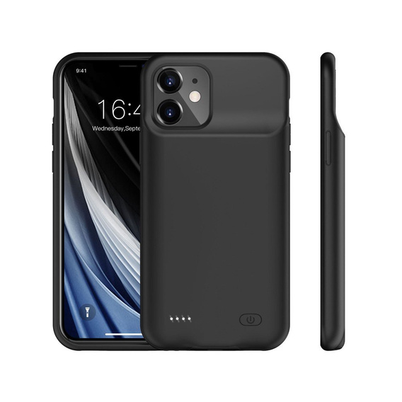 Чехол с батареей 6000mAh до iPhone 12 Mini, Black