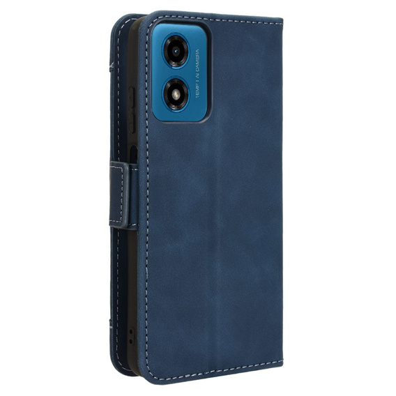 Откидной чехол для Motorola Moto G24 / G24 Power / G04, Card Slot, синий